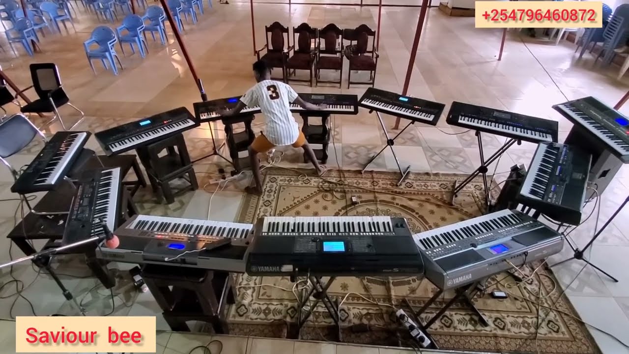 15 keyboards  saviour bee  breaks world record what a wonderful moment