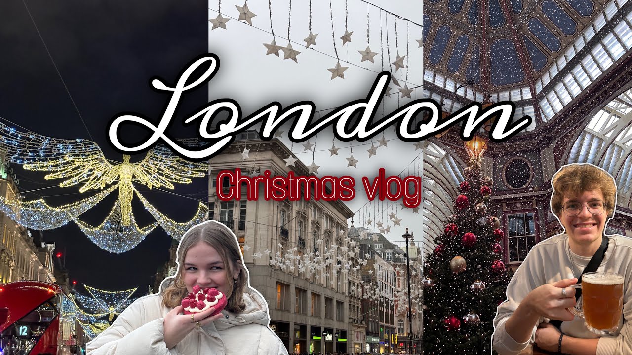 Lea & Louis alleine in London🎄☎️ Weihnachtsmärkte und aesthetische Beleuchtung💫🎅🏼❄️