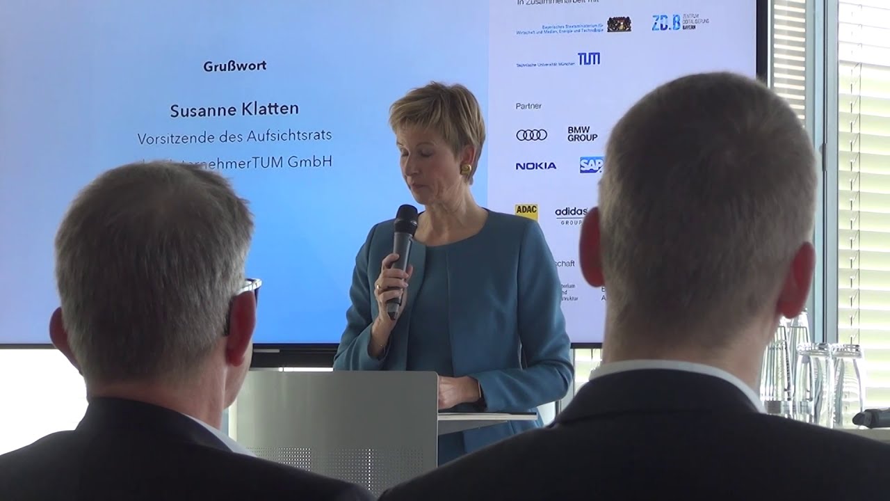 Susanne Klatten Vorsitzende des Aufsichtsrats der UnternehmerTUM GmbH München am 17.01.2021