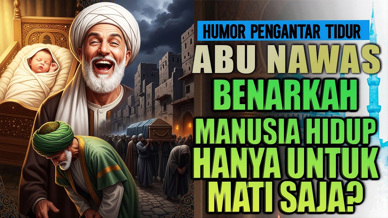 Abu Nawas Dan Pertanyaan, Mengapa Manusia Diciptakan jika Akhirnya Akan Mati? || TAWA SEBELUM TIDUR
