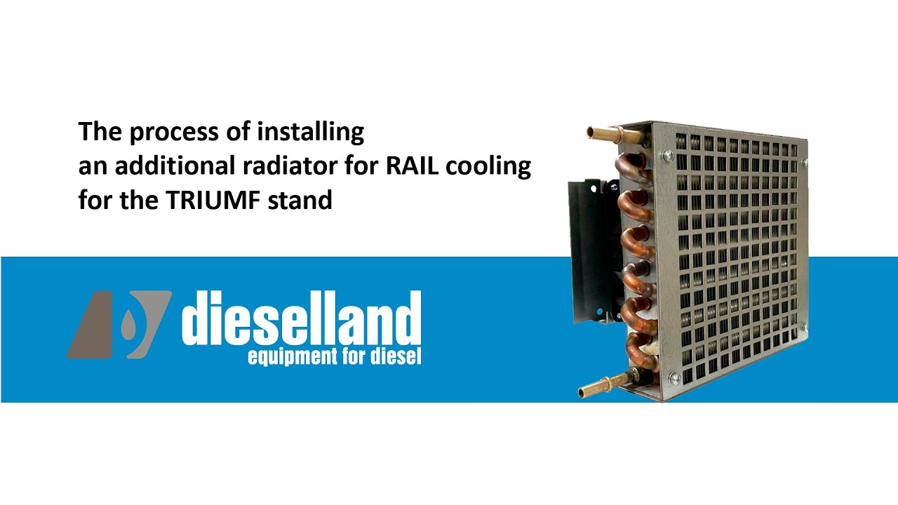 Installation of an Additional Radiator for Cooling the Pressure Accumulator on the TRIUMF Test Bench