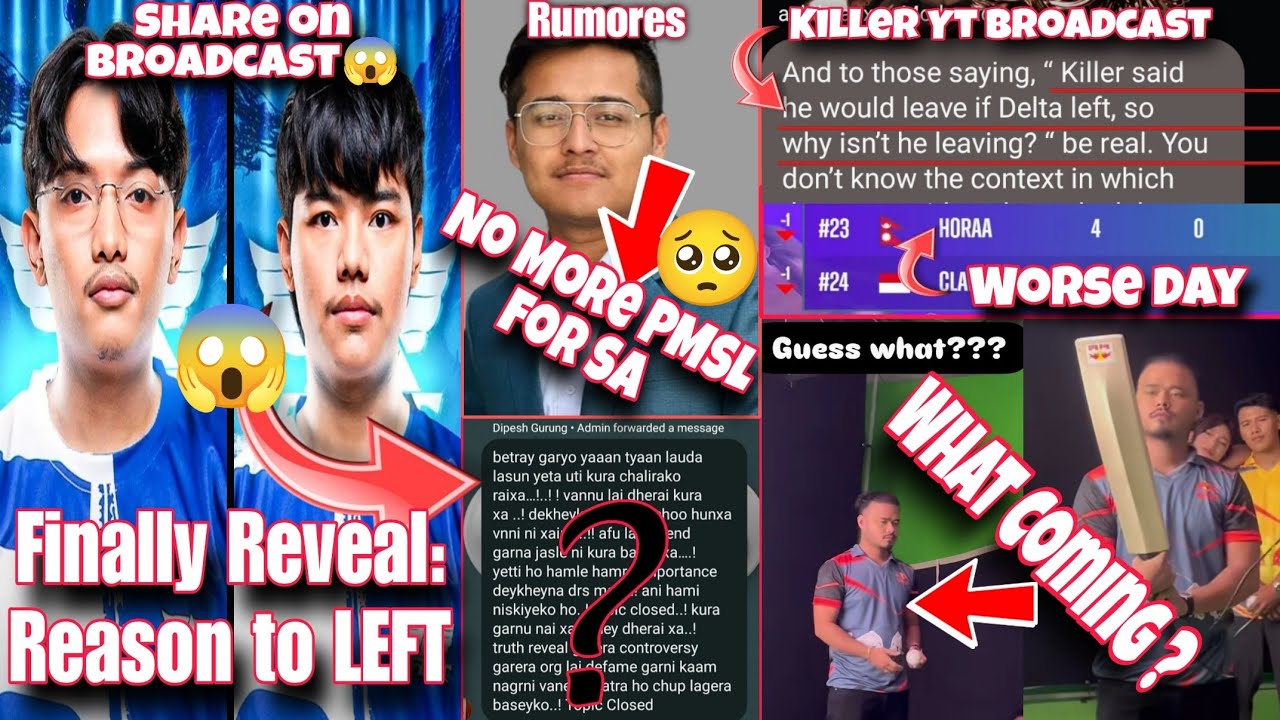 Reasons To LEFT Drs😮? - Delta & Gyantey ! PMSL End for SA Teams Rumors? Cr7horaa Shooting? AST ?