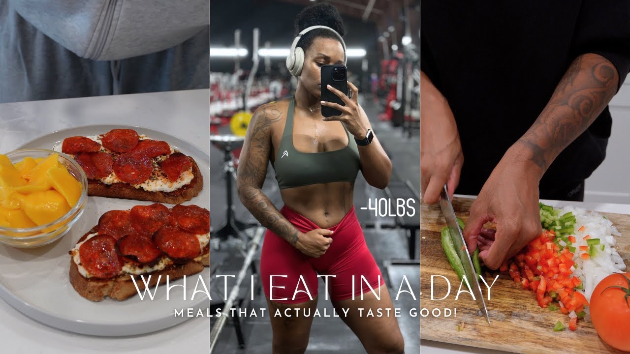 WHAT I EAT IN A DAY | Weight loss journey + Meals that actually taste good!