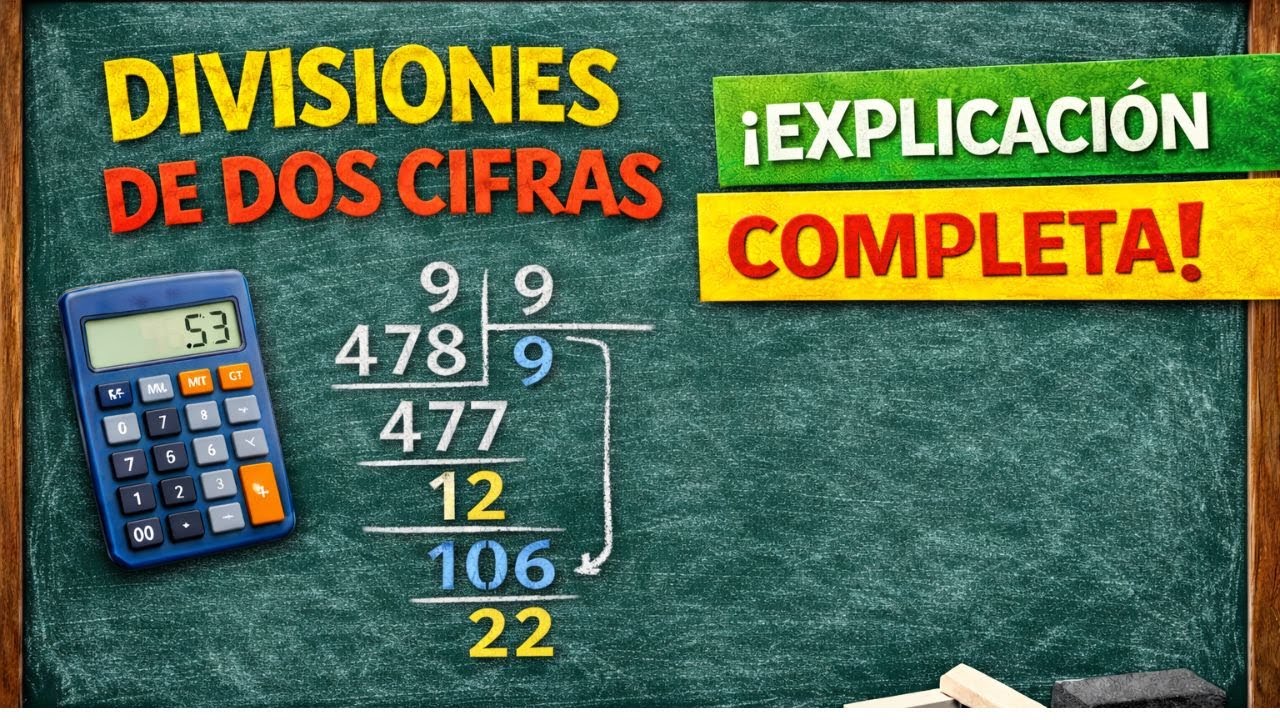 ➗🧠 DIVISIÓN DE DOS CIFRAS ¡EXPLICACIÓN COMPLETA! 🧠➗