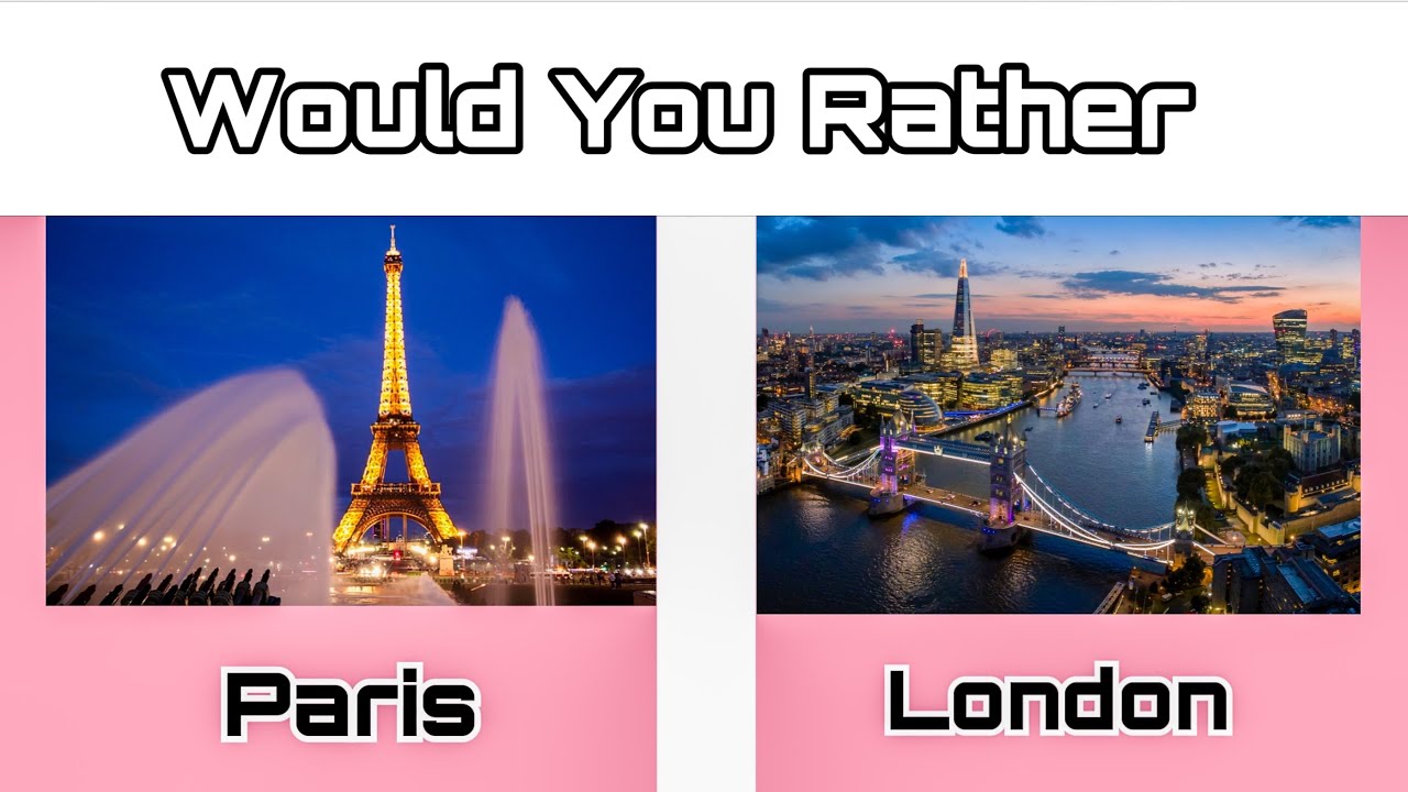 Would You Rather? Most Beautiful Places To Travel!