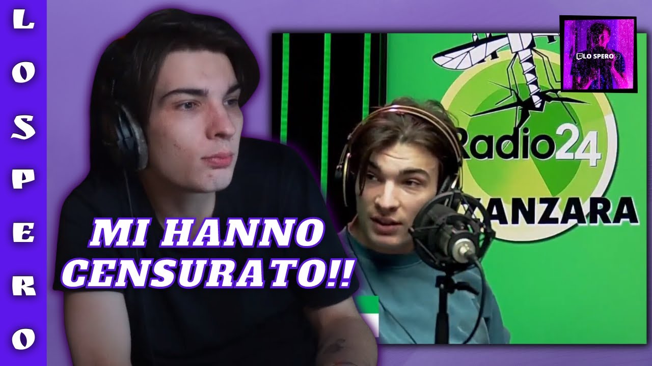 IL GABBRONE OSPITE A LA ZANZARA RACCONTA LA SUA BRUTTISSIMA ESPERIENZA CON CRUCIANI!