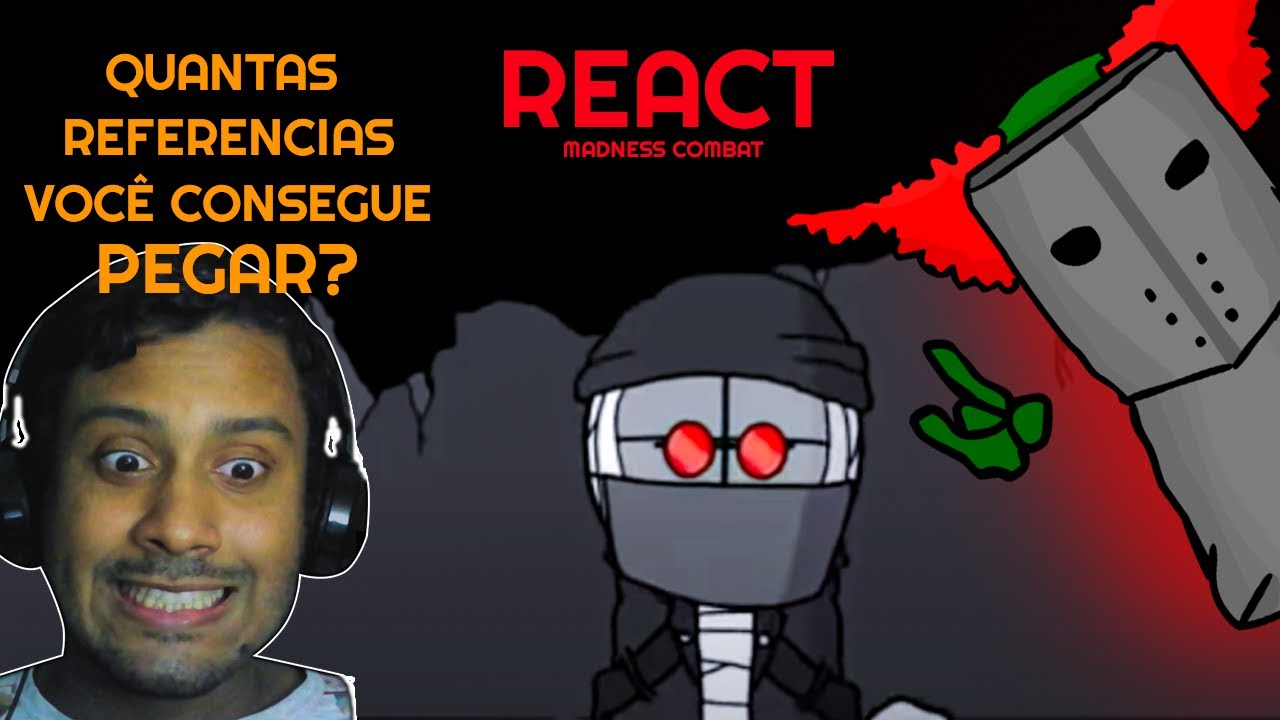Reagindo a Madness combat - a animação que deu origem ao mod Tricky