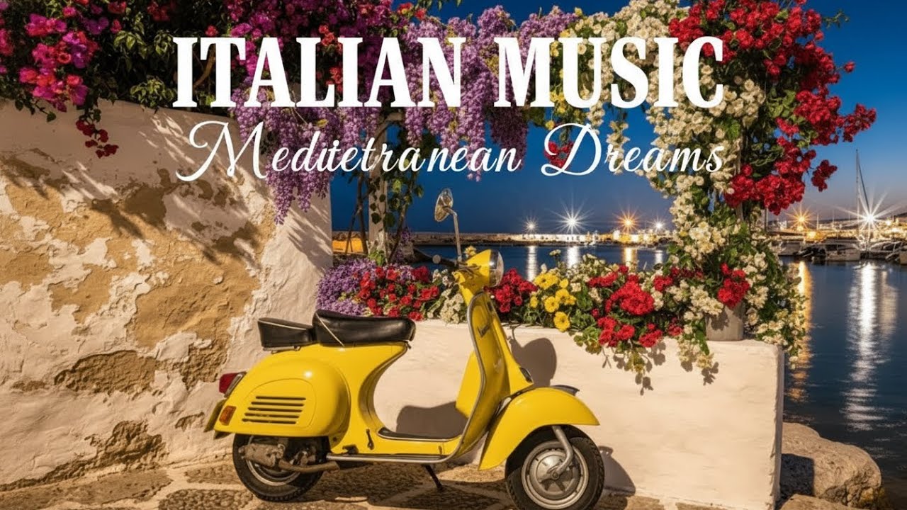 🎶 Italian Vibes & Mediterranean Music 🎶 2+ Hours Scenic Amalfi Coast & Lake Como Relaxation 🌴