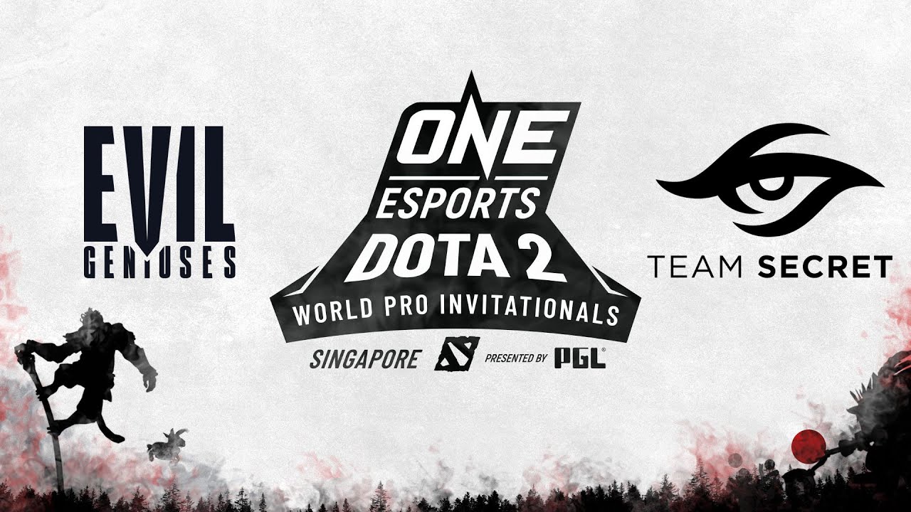ONE Esports Dota 2 World Pro Invitational  Playoffs Round Evil Geniuses Vs Team Secret  Game 1