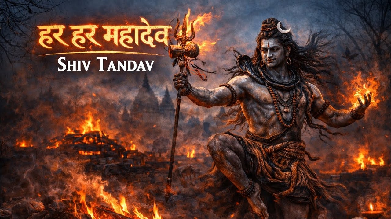 🔥 हर हर महादेव | Shiv Tandav Song | Shamshan Bhajan | Mahakal Rap | Powerful Devotional Track