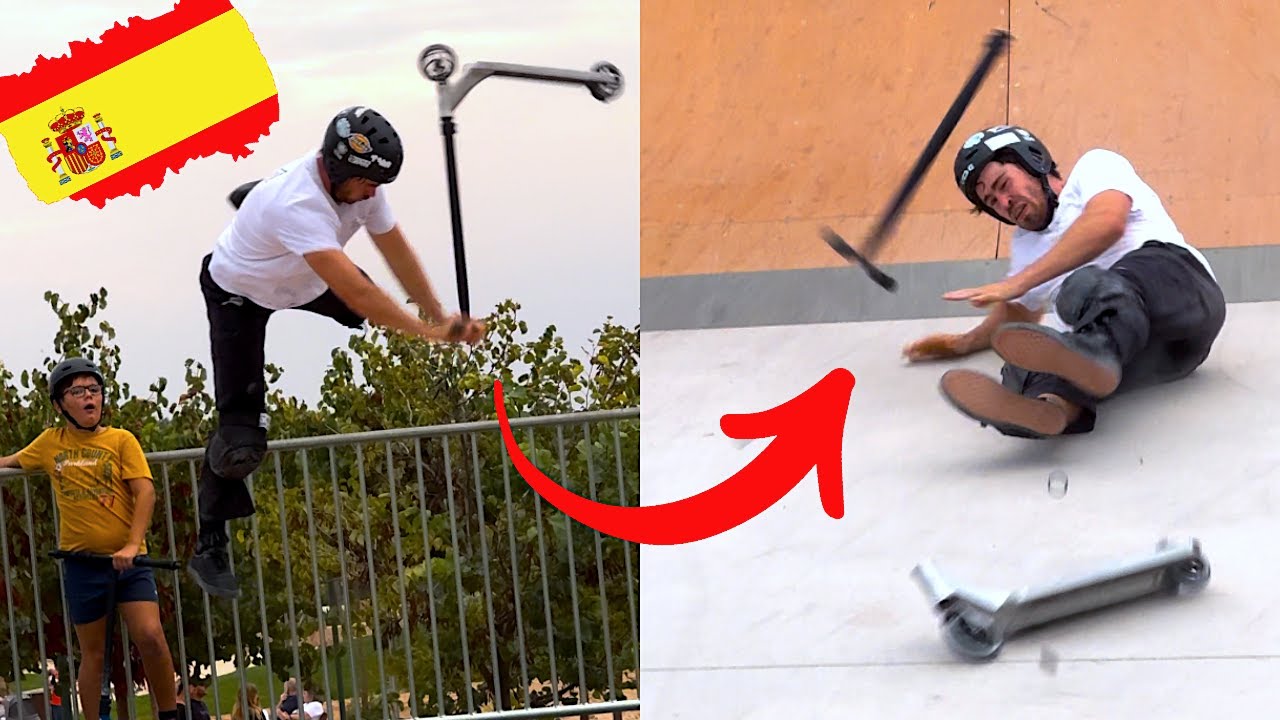 Destruyo Mi Scooter Practicando Campeonato España!💀