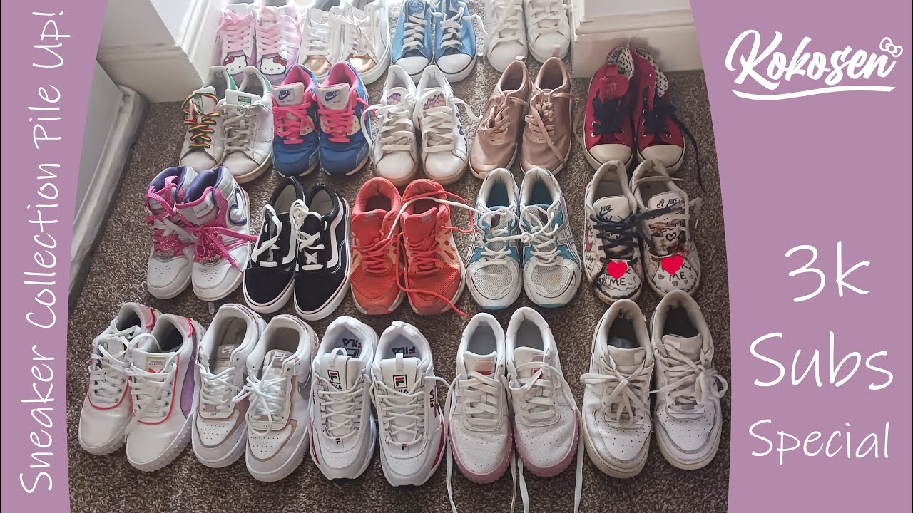 Making a huge Pile from my entire Sneaker Collection (3k Special)