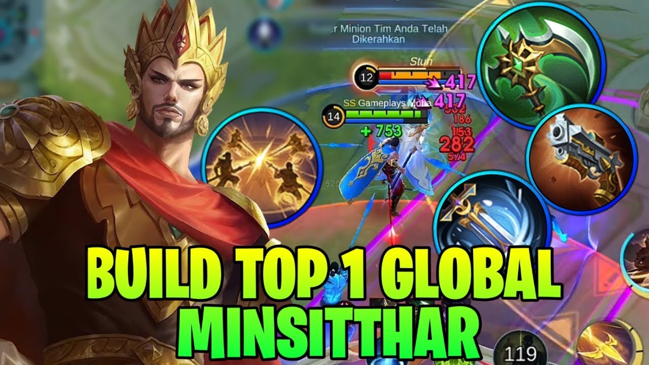 BUILD TOP GLOBAL MINSITTHAR IN MOBILE LEGENDS 2025!🔥