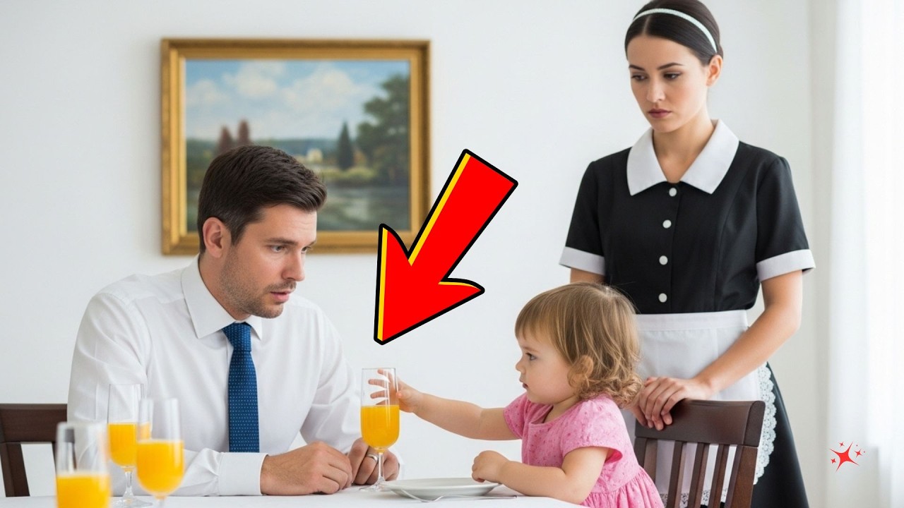 La hija de la MAID tiró el café del millonario. Minutos después, él supo por qué.