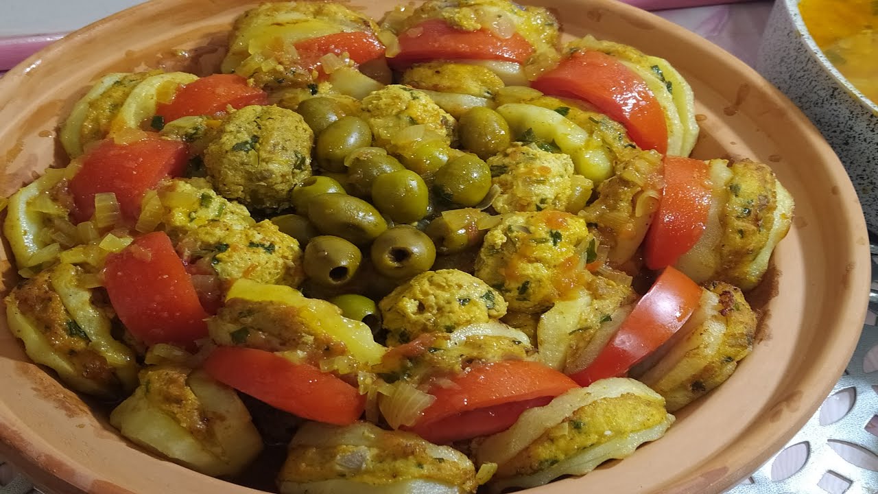 طاجين المبطن في الفرن 💖بنة و ذوق أكثر من رائع بأبسط طريقة