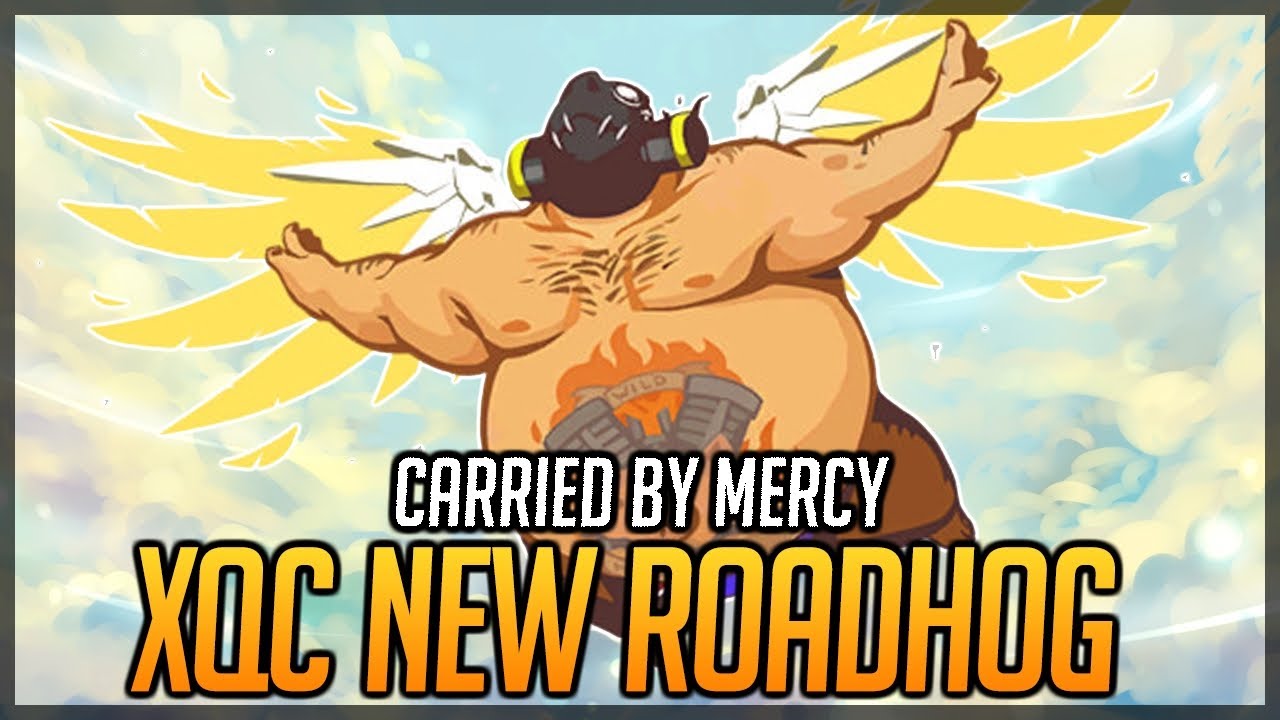 xQc Plays New Roadhog (Buffed) - Carried By Mercy