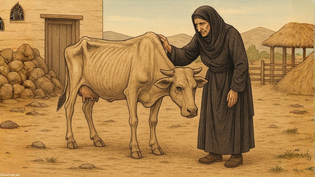 قصه المرأة التي صبرت على بقرتها المريضة فرزقها الله قطيعًا كاملًا من البقر جزاء صبرها