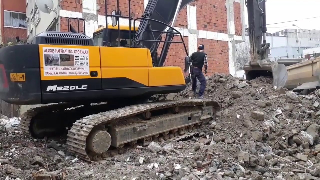 MST 'NİN EXCAVOTOR M220LC SAHAYA İNDİ