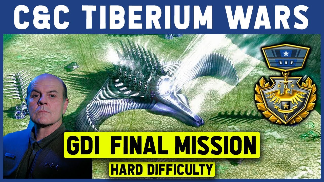 C&C 3 Tiberium Wars - GDI Final Mission 17 - Ground Zero - Good Ending [Hard / Patch 1.09] 1080p