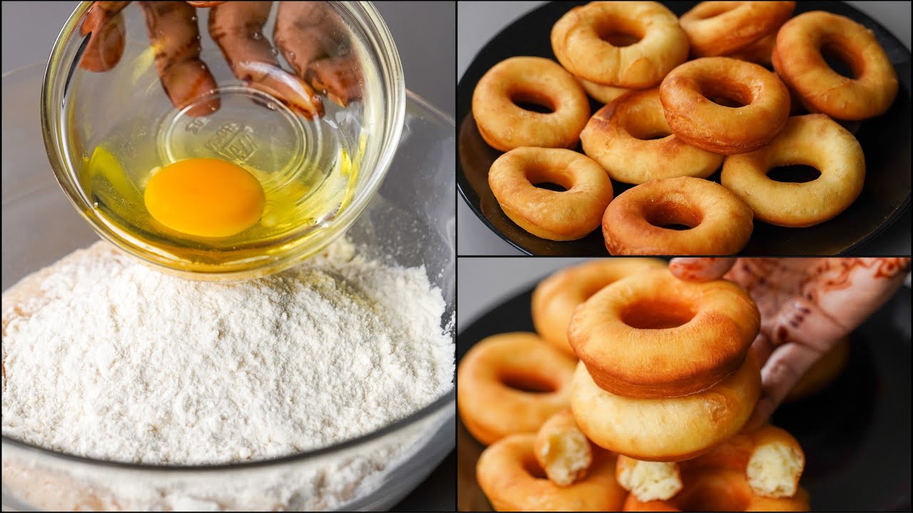 I Combine Egg With Flour & Make This Delicious Donut Recipe | Soft & Fluffy Donut Recipe