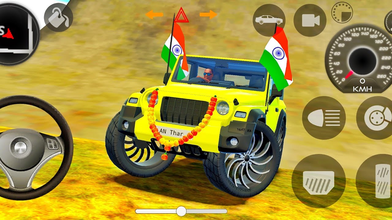 Modified Mahindra Thar 😈 Games : India( Gadi Wala Games) Car Game Android Game 