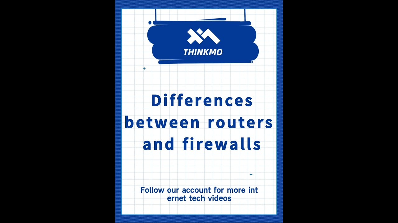 【ThinkMo】The difference between routing and firewall /Cisco CCNA Technical Point Tutorial Collection
