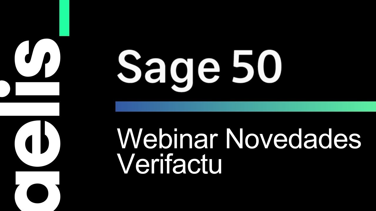Novedades Verifactu Sage 50