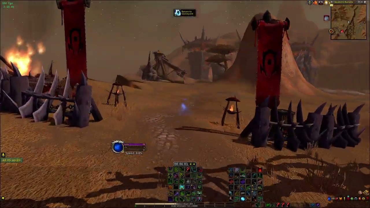 World of Warcraft Mystery Dungeon Out of Bounds Rez% in 14m10s