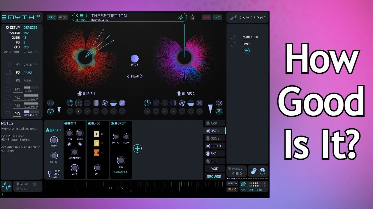 How Good Is It? - New Dawesome MYTH by Tracktion - Synth Plugin With A Twist!