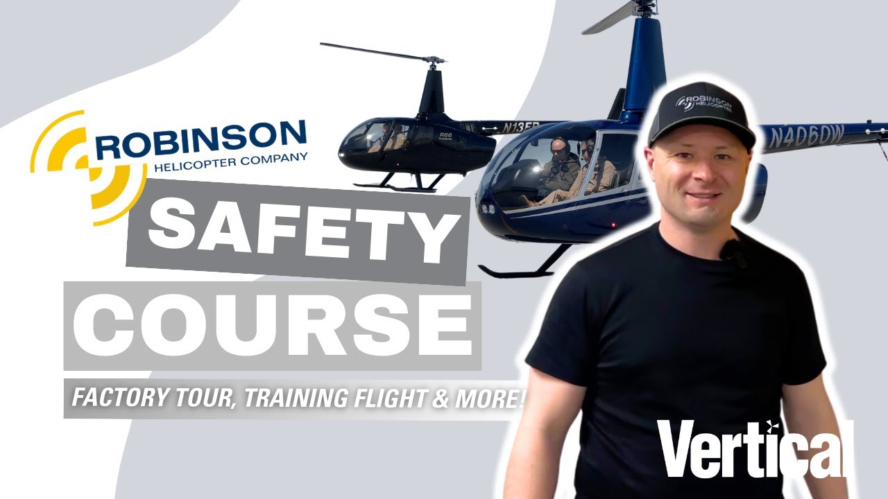 Курс безопасности компании Robinson Helicopter Company | Экскурсия по заводу, учебный полет и мно...