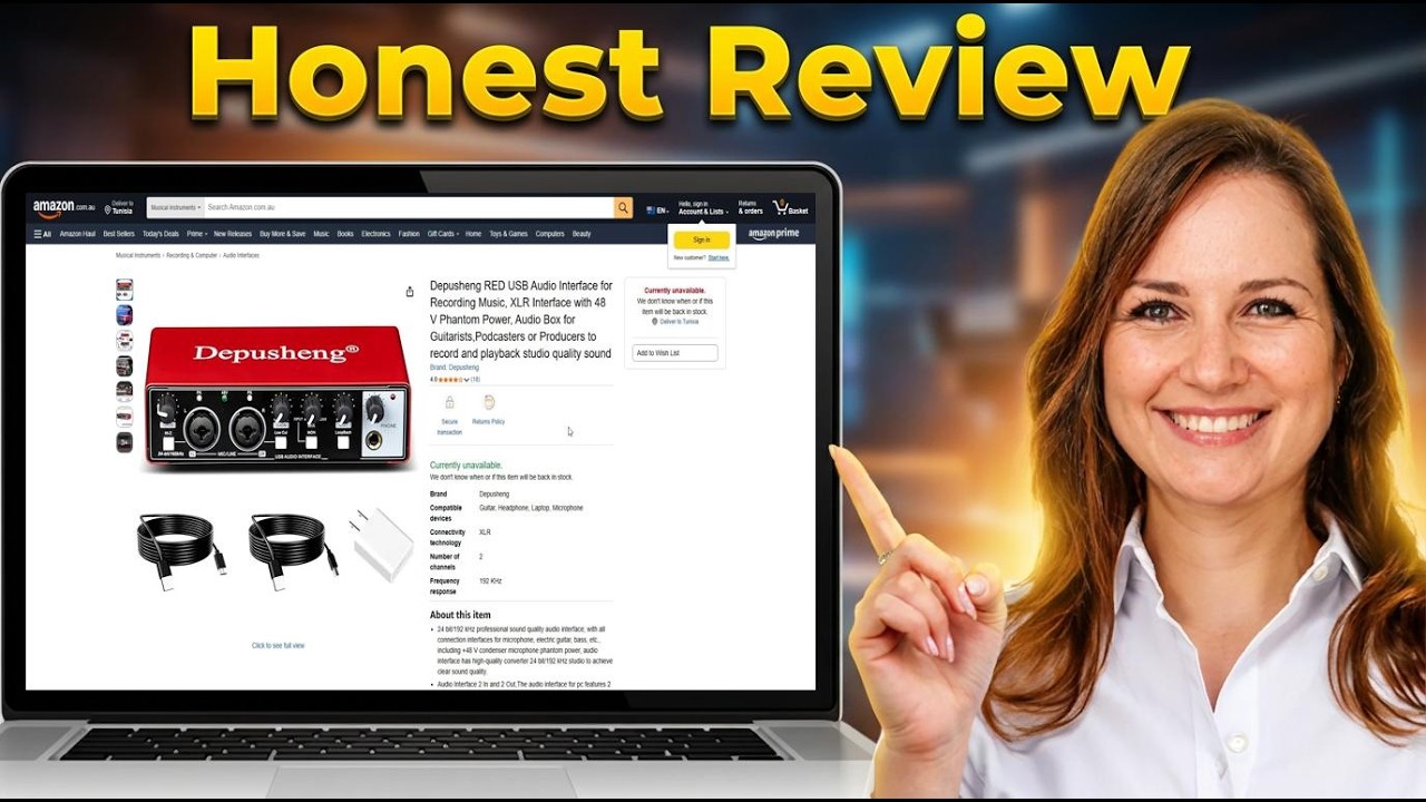 Depusheng RED USB Audio Interface Review + Setup (2026): Features, Sound & Value