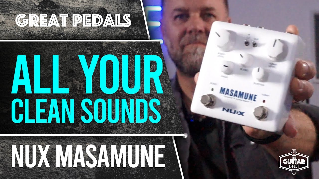 NUX Masamune compressor and boost. One pedal to take care off all your clean tones.