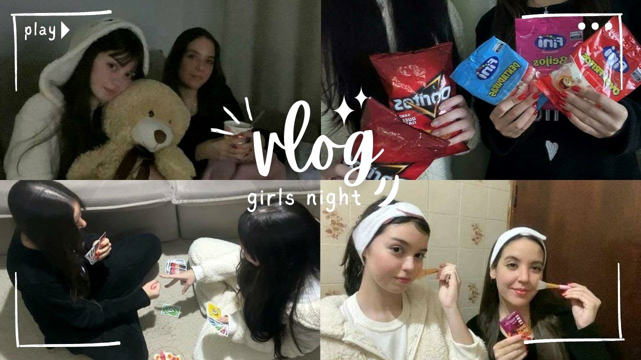 girls night | noite das garotas, jogos, skin care, karaokê, filme etc