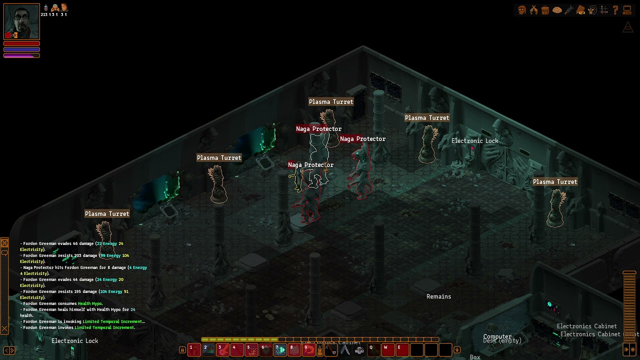 Underrail - Crowbar Build vs. 4 Nagas (DOMINATING)