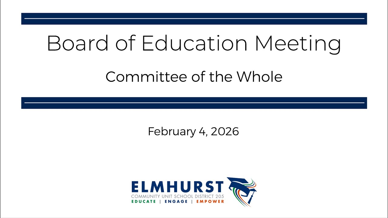 Committee of the Whole - February 4, 2026
