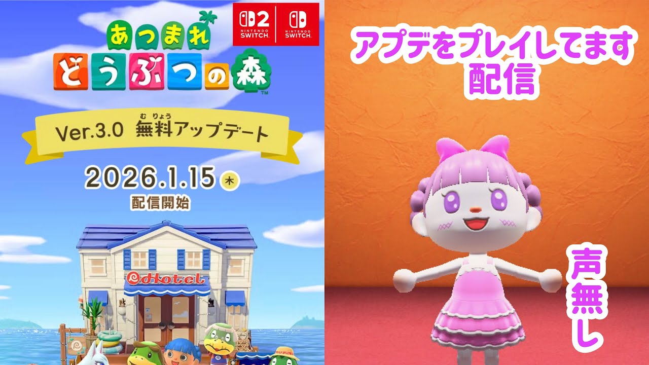 アプデプレイ配信（声無し）