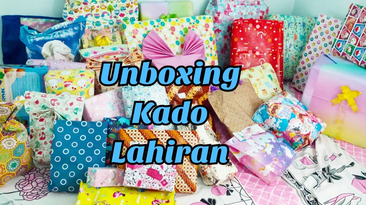 unboxing kado lahiran anak pertama