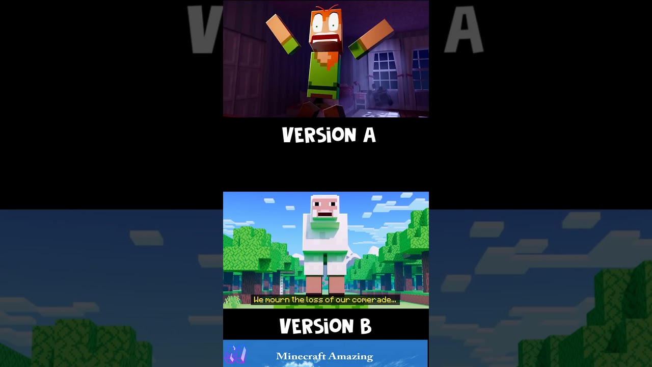 Minecraft Amazing: ENDING A vs. B 