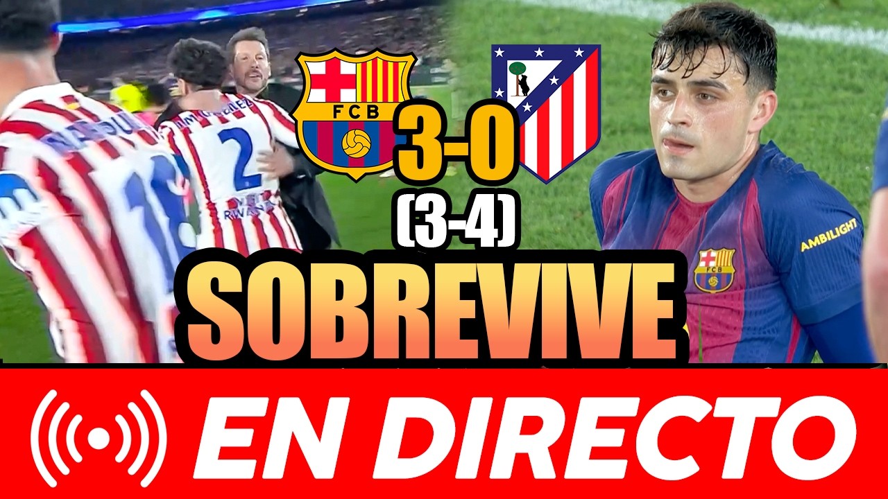 🚨🚨 NO HUBO REMONTADA DEL BARÇA Y EL ATLETI ES FINALISTA DE COPA