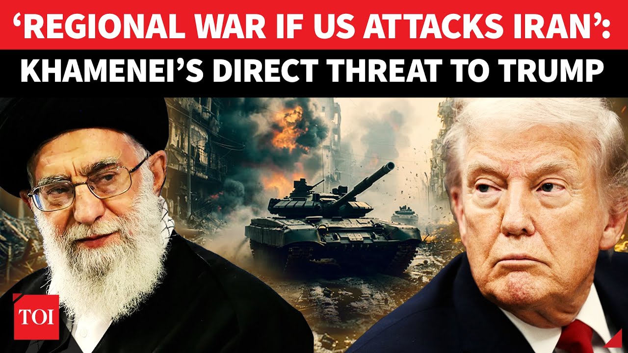 ON CAM: Iran Leader Khamenei Threatens  ‘Regional War' In Blistering Message To Trump & U.S.