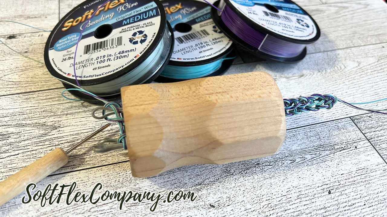 How to Knit Soft Flex Beading Wire Using a Knitting Spool: Free Spirit Beading with Kristen Fagan