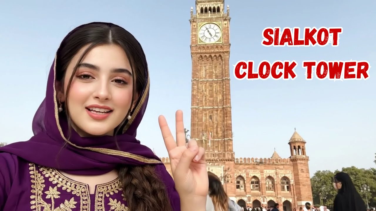 Sialkot Clock Tower – Punjab Ki Shaan Aur Kahani! 🇵🇰 | AI Hindi Vlog