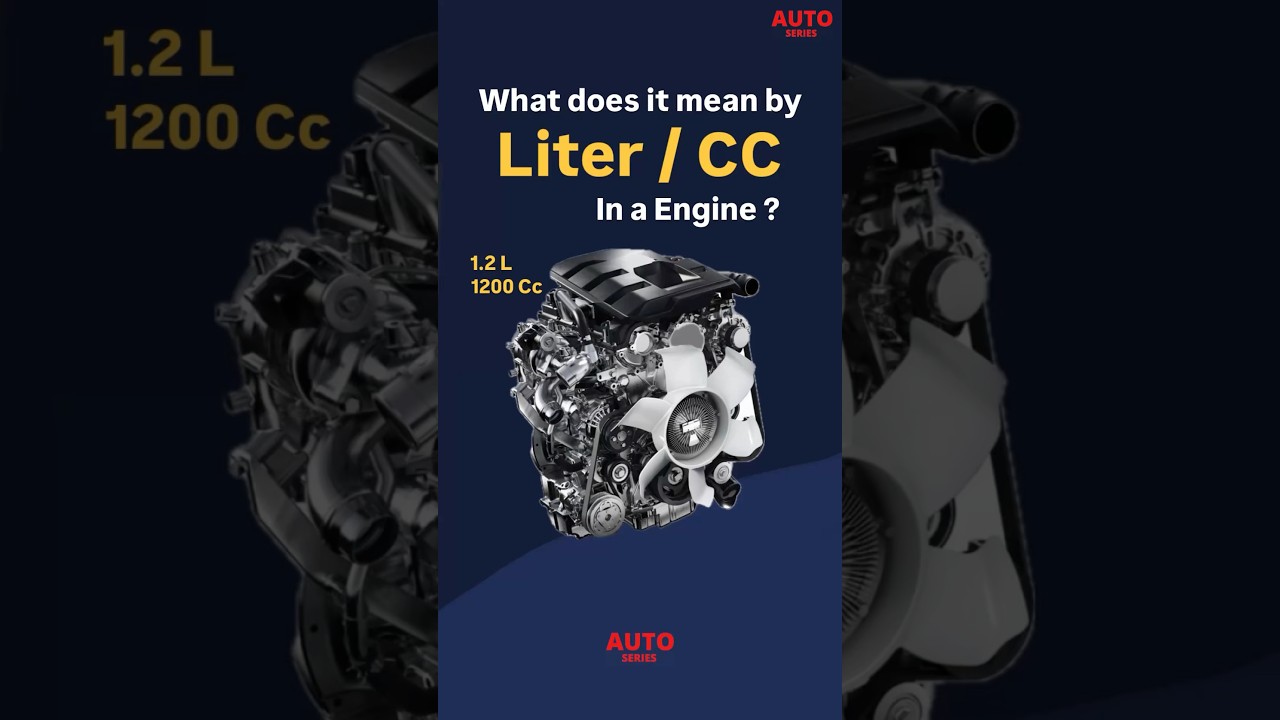1.2 liter or 1200 cc ?? What does it mean by L and Cc in car engine?#automobile #car #engine #short