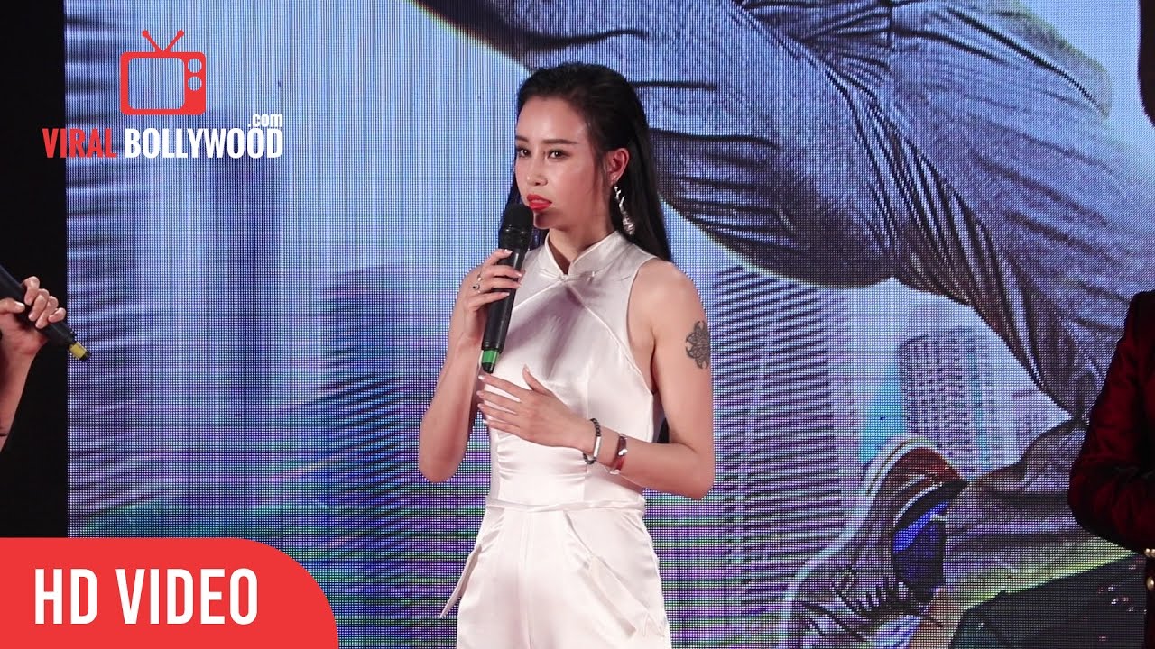 Miya Muqi Speech | Kung Fu Yoga Promotions In India | Viralbollywood