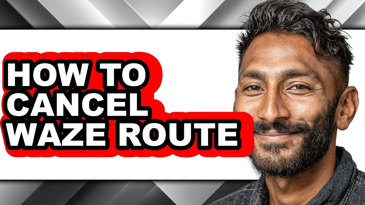 How to Cancel Waze Route (easy Method)