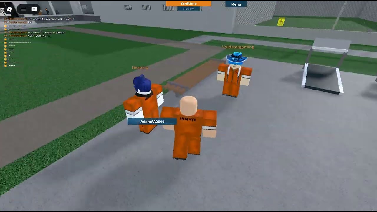 Me playing Prison Life! (MY FIRST EVER VIDEO)