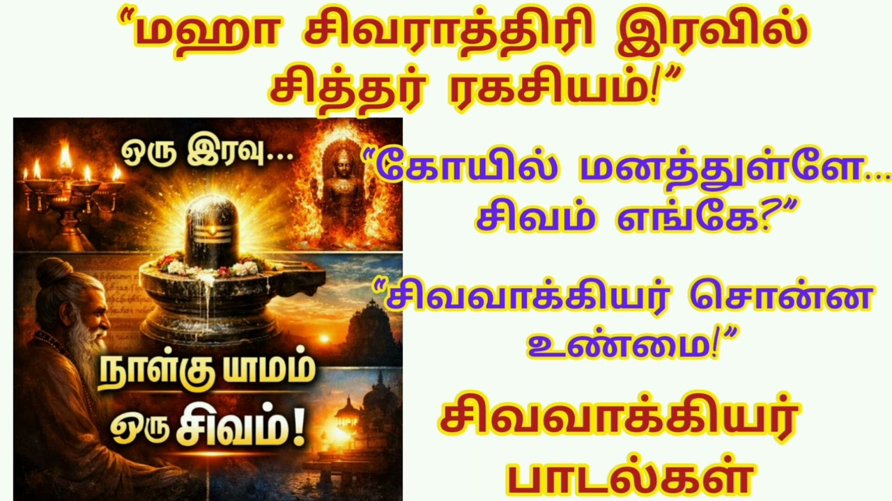 “ஒரு இரவு… நான்கு யாமம்… ஒரு சிவம்!”@Bhumadevi 