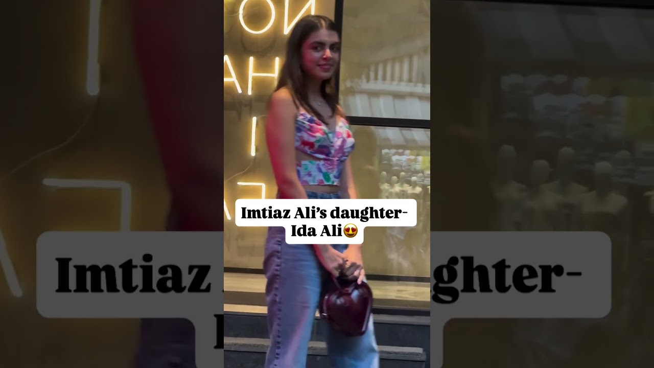 Imtiaz Ali&rsquo;s daughter Ida Ali at screening of Bad girl...#imtiazali #idaali #screening #badgirl #e24