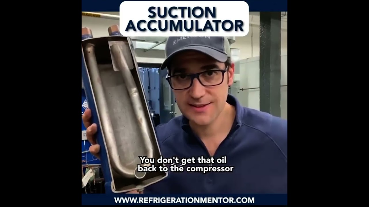 Suction line Accumulator explained by Trevor Matthews