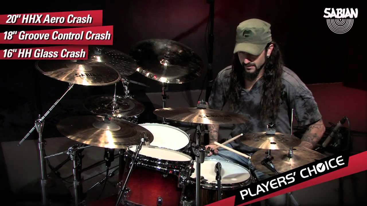 SABIAN Players' Choice - Mike Portnoy Demos three Crashes